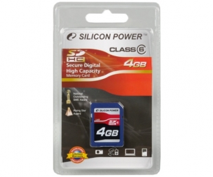 Silicon Power SDHC 4GB Clasa 6